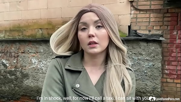 Cute blonde puts on a sexy outfit