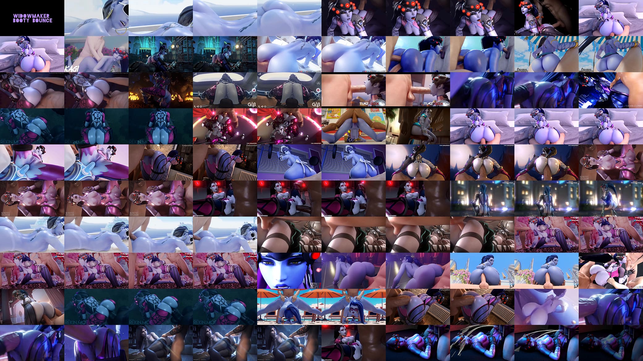 Booty Bounce - Widowmaker Sfm Pmv 预览图