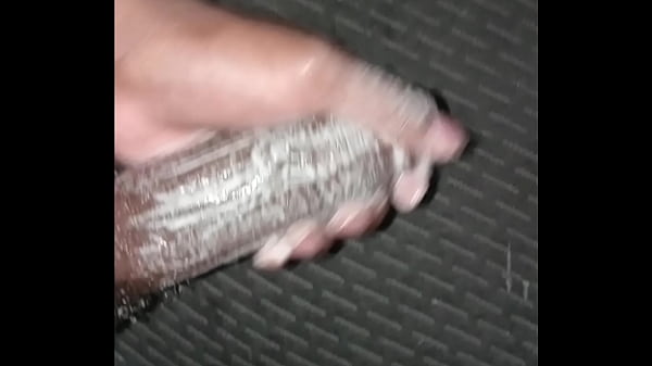 Masturbation Massage of a sloppy cock pt1