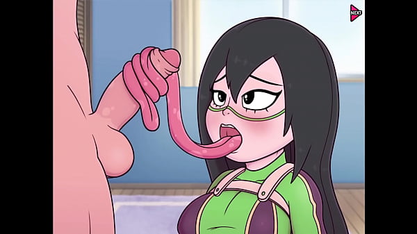 Tsuyu Asui (Froppy) gets caught masturbating and it makes her horny