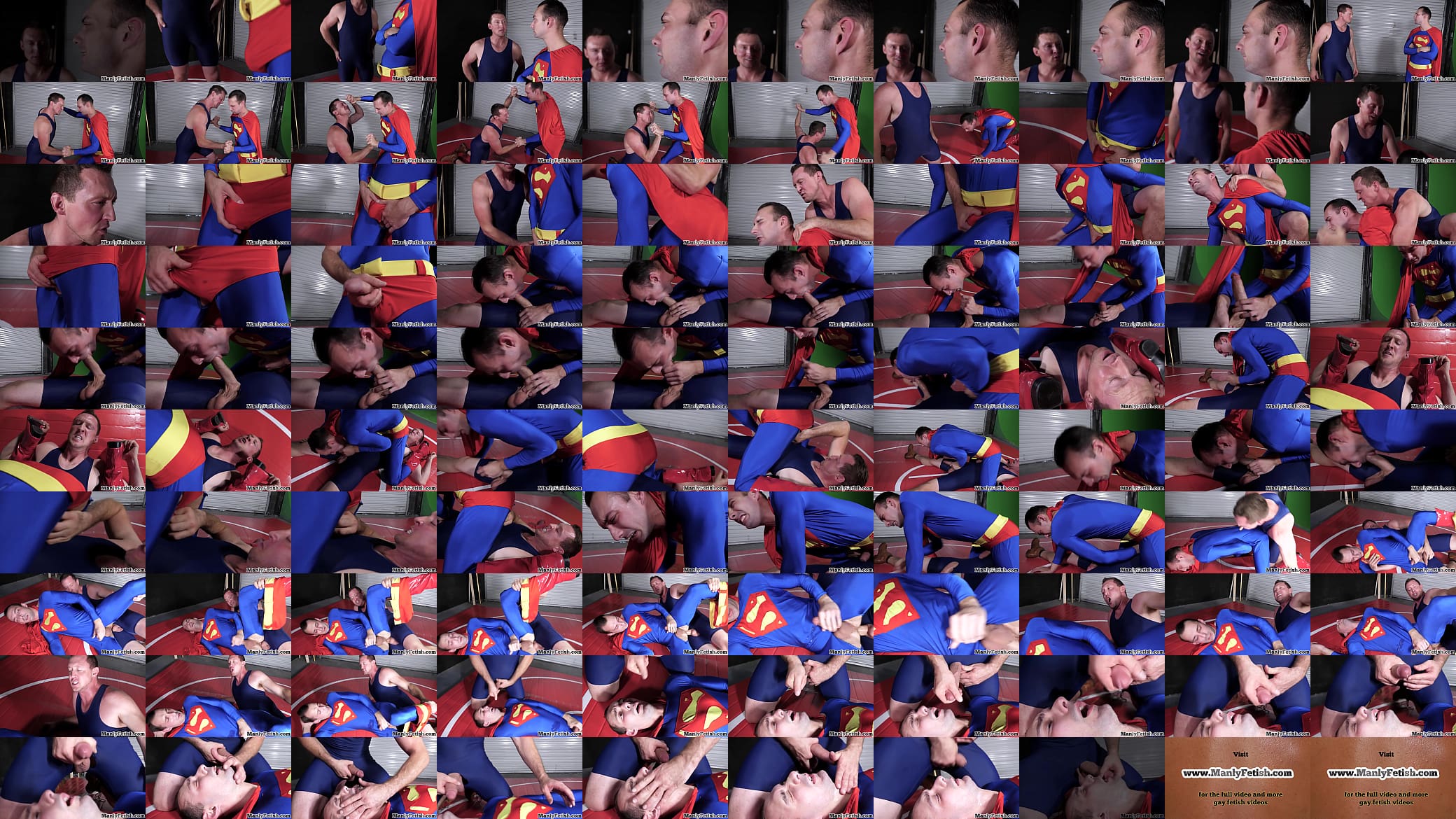 Cosplay bottom barebacked by wrestler hunk in spandex 预览图