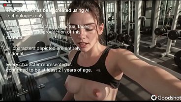 Even at the gym, my fans won't leave me alone; I had to let him fuck my holes so he'd finally leave me alone.[AI]