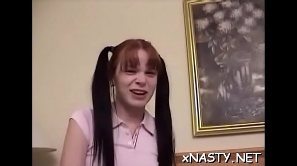 Lovely brunette floozy Vikki delighting fucker ...