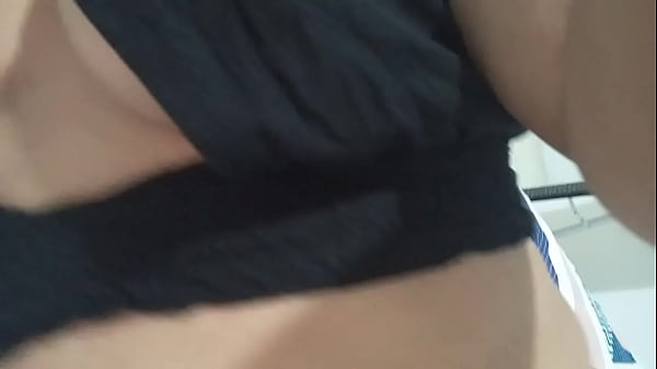Stepdaughter waiting for stepfather in her bed, ready to fuck him, she is very horny and touches her tight pussy with her fingers and spits on it to get very excited