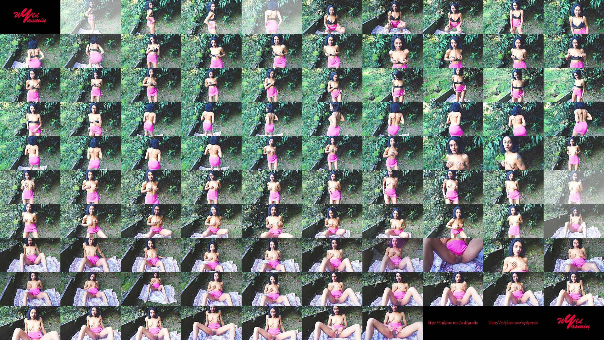 Wyld Yasmin&#039;s Solo Female Backyard Strip and Public Exhibitionism 预览图
