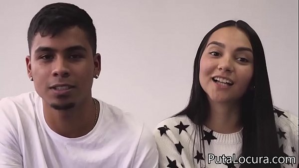 Download Video - Parejitas&colon; Valerin y sus pezones de chocolate&period; Pareja colombiana en casting porno