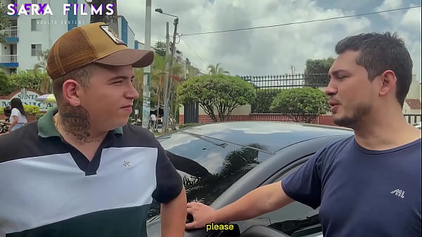 Brunette motorcycle taxi driver sucking and fucking in the first service of UberSex Colombia by Sara Films