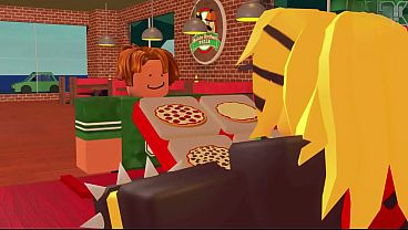 Download Video - Roblox work at a pizza place
