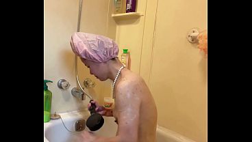 shower in hot day dirt skin