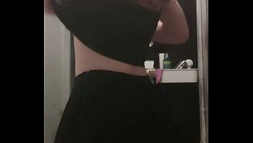 Undressing for a shower