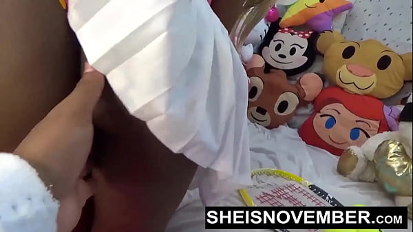 Lubricated A Young Whore Tight Sphincter, Sticking Filthy Fingering In Sheisnovember Cheeks, After Her Pink Thong Is Pulled Down, Exposing Her Shave Pussy , Pretty Brown Booty, Tiny Brown Big Ass Hole Covered, Closeup Erotica By Msnovember