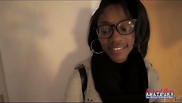 Nerdy Sylvia Tiny Glasses Newbie Gagging Passionate Thirsty Swallow!