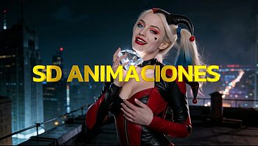 HARLEY Q. IS A SLUT WHO LOVES TO FUCK IN THE ALLEYS OF GOTHIC CITY- PORN IN SPANISH-AI PORN