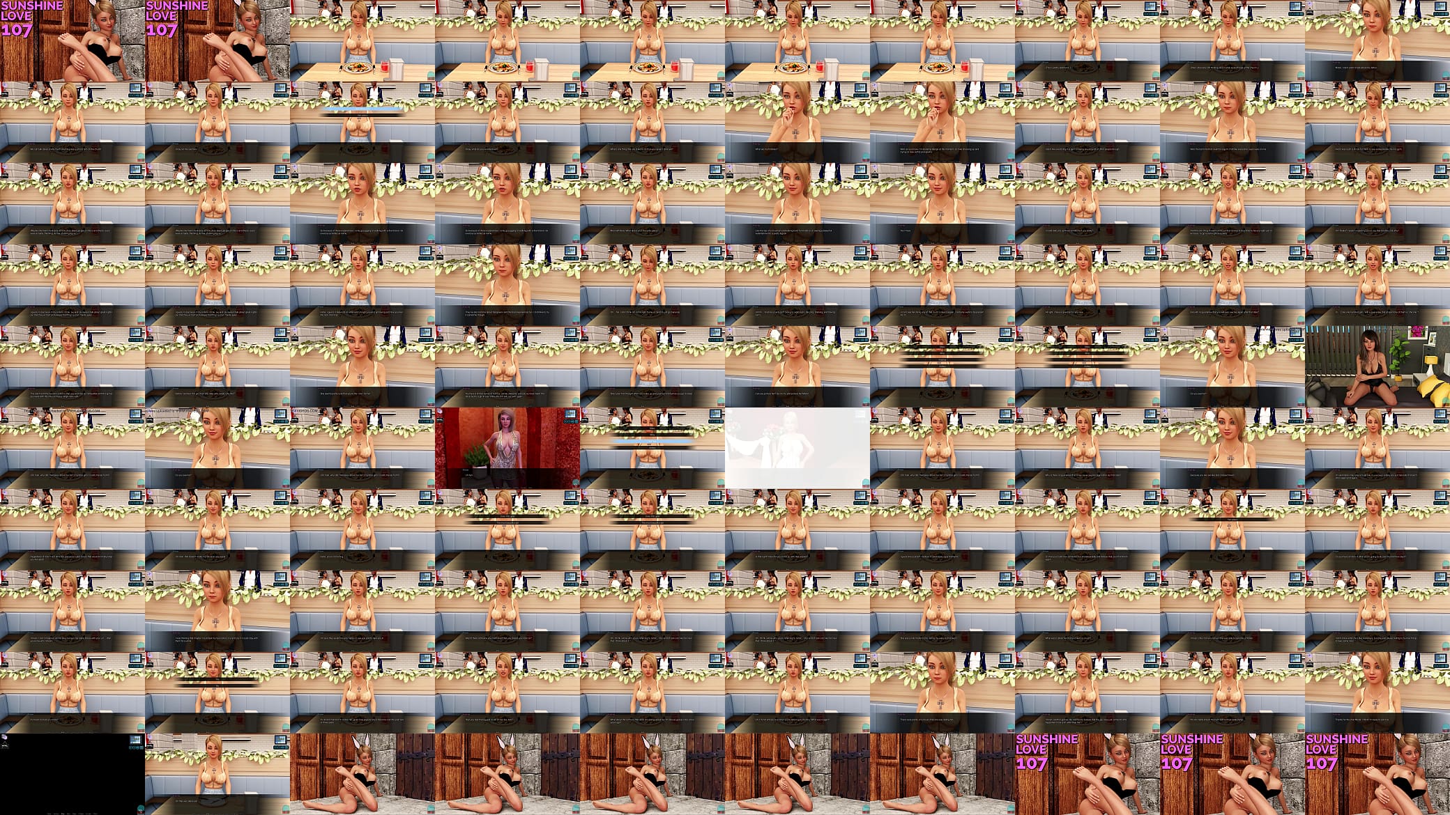 SUNSHINE LOVE v0.60 #107 &bull; Getting naughty bunny Kristina to know better 预览图