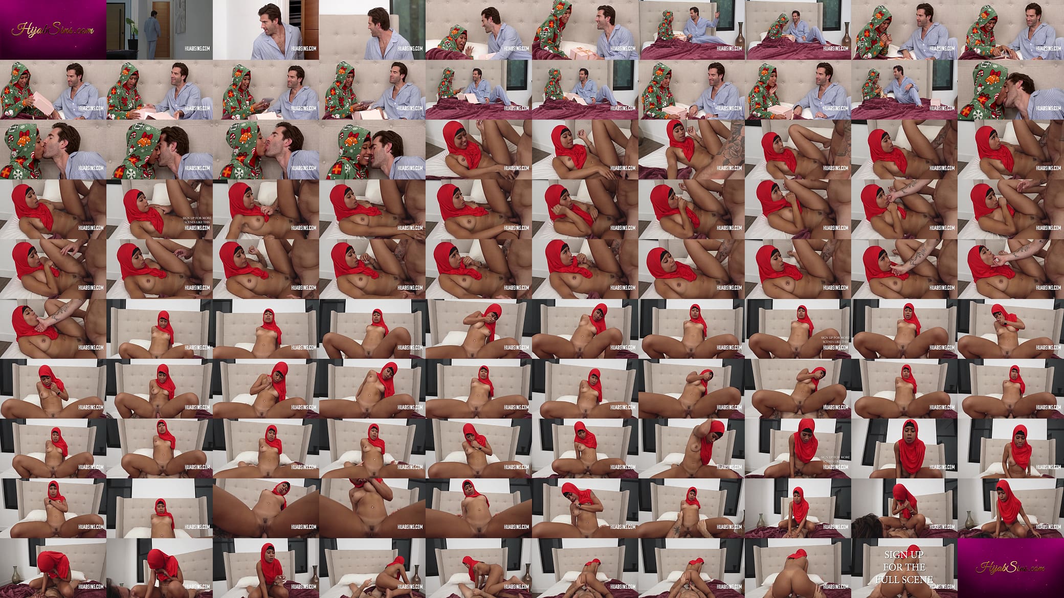 Chtistmas Gets Heated With Hijab Cutie Around 预览图