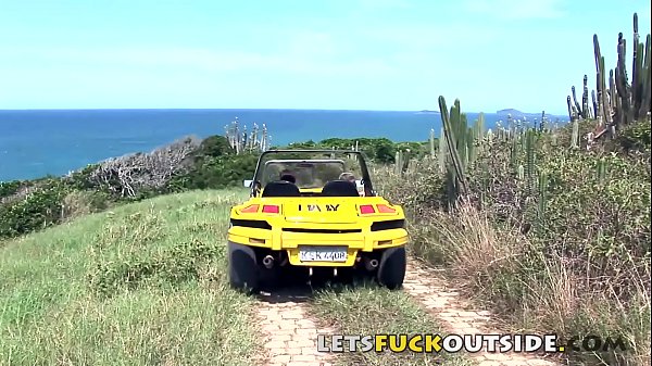 Let's Fuck Outside - Babes Fuck On The Rock & Get Caught