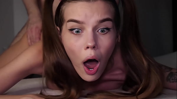 Porn Force - OMG, MY ASS IS TOO TIGHT! Cute 18 Yo Teen STRUGGLES During Painful Anal Fuck - Alina Foxxx