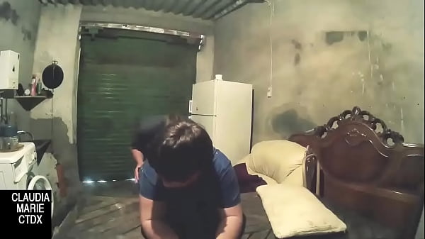 A big fuck from behind and a huge cum on the fat woman