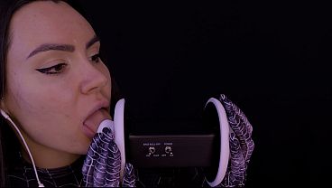 ASMR Ear Eating Licking Spider Girl Cosplay