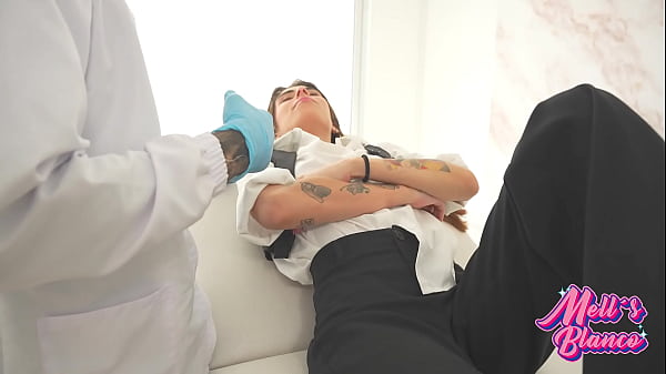 Download Video - I ask the shy doctor to check me out and seduce him to fuck me hard in his office