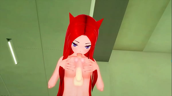 Sexy anime redhead fucked raw with facial hentai anime
