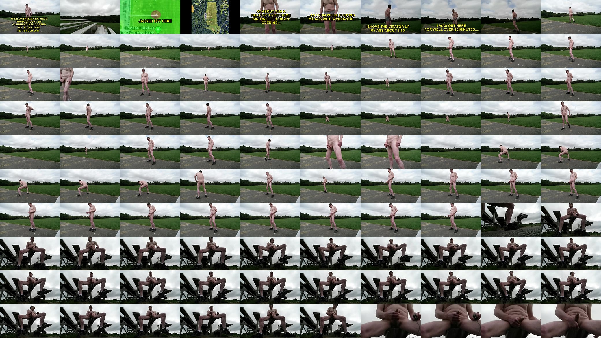Low Flying Helicopter Sees Me While I Jerk Off With Vibrator In Ass At Sports Field 09-17 预览图