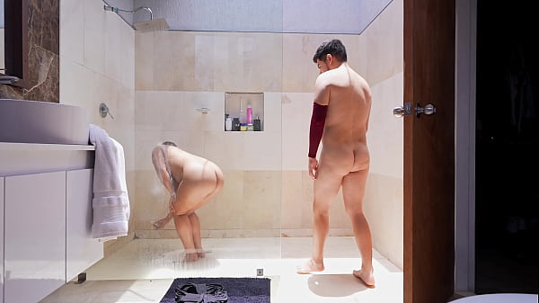 Shower Surprise Turns Steamy: Roommate Invades and Fucks Bellattrix's Wet Pussy