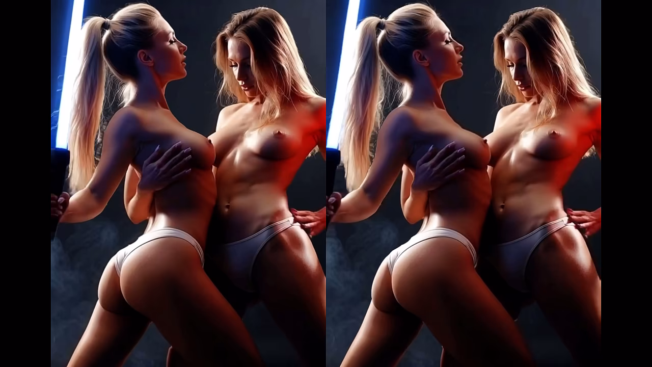 AI 3D light saber fight