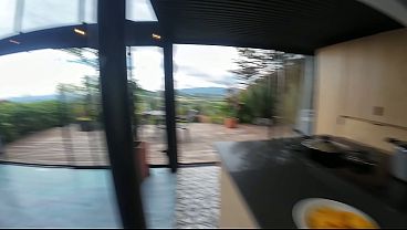 POV - My stepbrother takes advantage of my stepparents not being home to fuck me in their room.