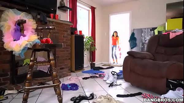 Sexy Maid Cleans After Orgy