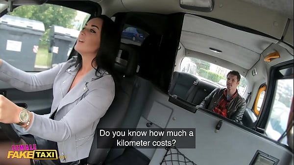 Female Fake Taxi Zuzu Sweet Gets a man to strip naked before fucking him