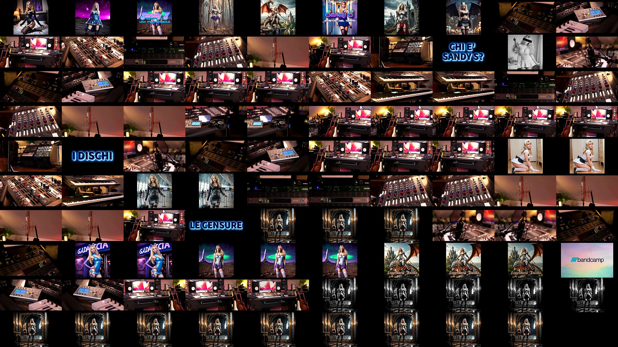 SANDYS BACKSTAGE Full Version-  Chi &egrave; la Porno Ragazza Leggendaria - I Dischi - Le Censure - VM18 ROUGH RECORDS su BANDCAMP 预览图