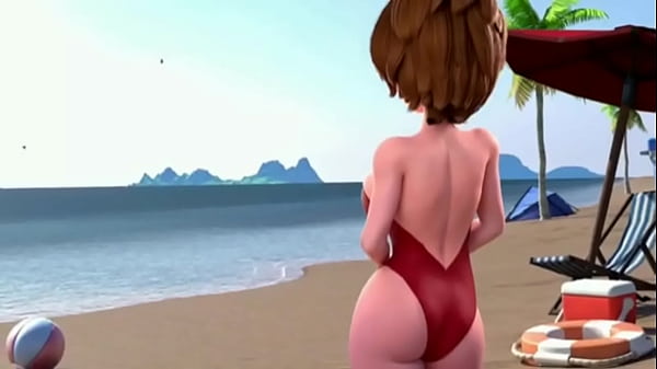 Ssj1107 - Sexo en la playa con la tia cass sub español