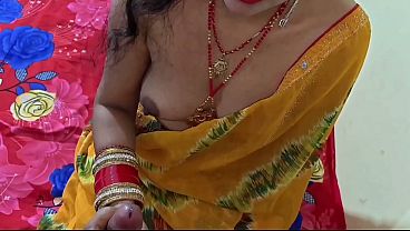 Fucked friend's wife on the bed in his room, clear Hindi voice