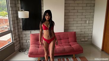 18 year old Cutie gets loud on her first amateur video - Ana Cleopatra