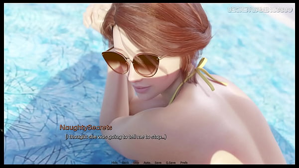 He gets Huge Boner while putting lotion on Sexy Curvy MILF Stepmom, He Can't stop Sniffing Her Huge Ass in Bikini - HeartProblems 35 Developed By Xenorav - 3D Porn Games
