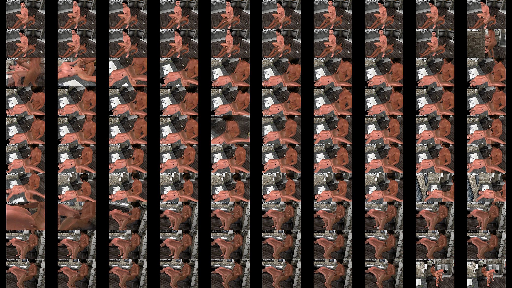 Here are two sexy 3D brunette studs who are fucking 预览图