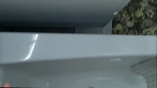 I came to my stepmom bathroom, I flash my dick near her and start jerk off, and she ignore me that nothing happened but she shoked she want look and make handjob me