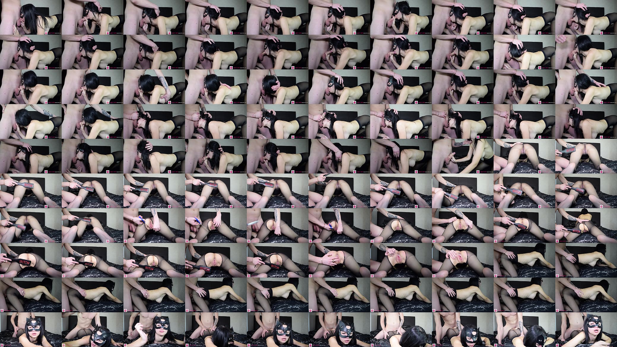 Whipping and pantyhose fetish! 18yo deepthroat teen! FREE!- Vik Freedom 预览图