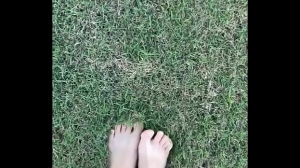 Feet on the grass