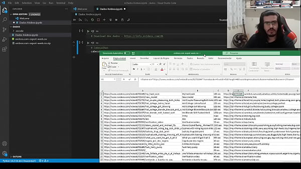 X-Videos data analysis with Python - Lesson 2 - Opening the file with Pandas