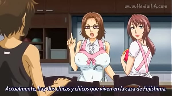 Se coje a 2 cu&ntilde;adas hentai