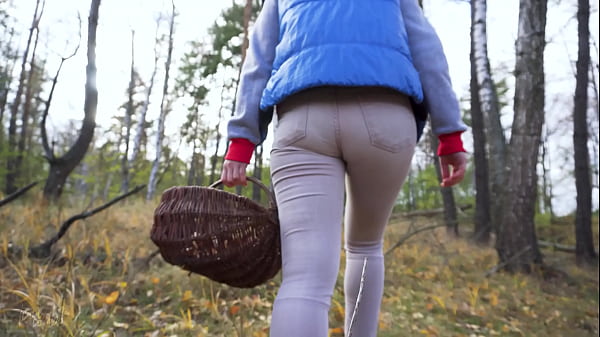 Milf In Tight Pants Walking In The Woods Ass Fetish