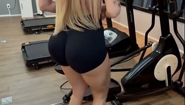 Fucking this blonde on all fours, shoving my cock deep into her pussy while she moans like a slut.