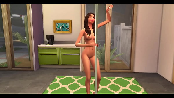 Horny Slut On The Stripper Pole