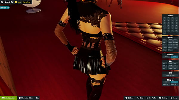 3DXChat The shemales Melora and Ammi DE in a cow fetish