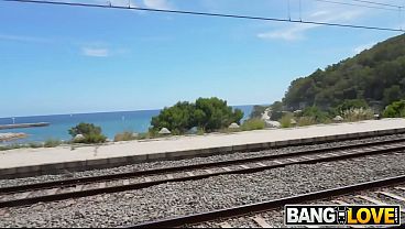 Buttplug, Anal and Two Cocks at the Train Station Camila Henao, Brady Bud, Papi Rodriguez