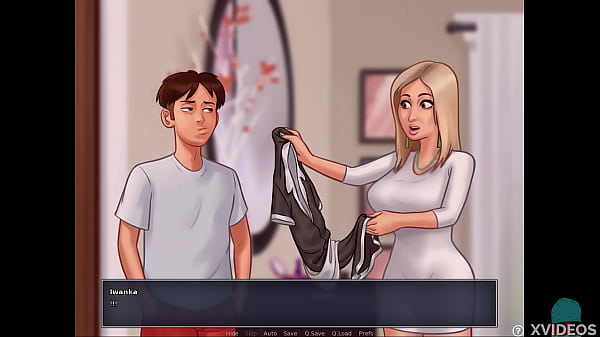 Download Video - SUMMERTIME SAGA &num;163 &bull; She's showing off her perfect tits and shaved pussy