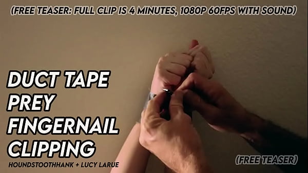 Duct Tape Prey Fingernail Clipping 10 sec