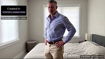 Download Video - First gay experience with Gay Silver Fox- AI Generated Old man JOI POV